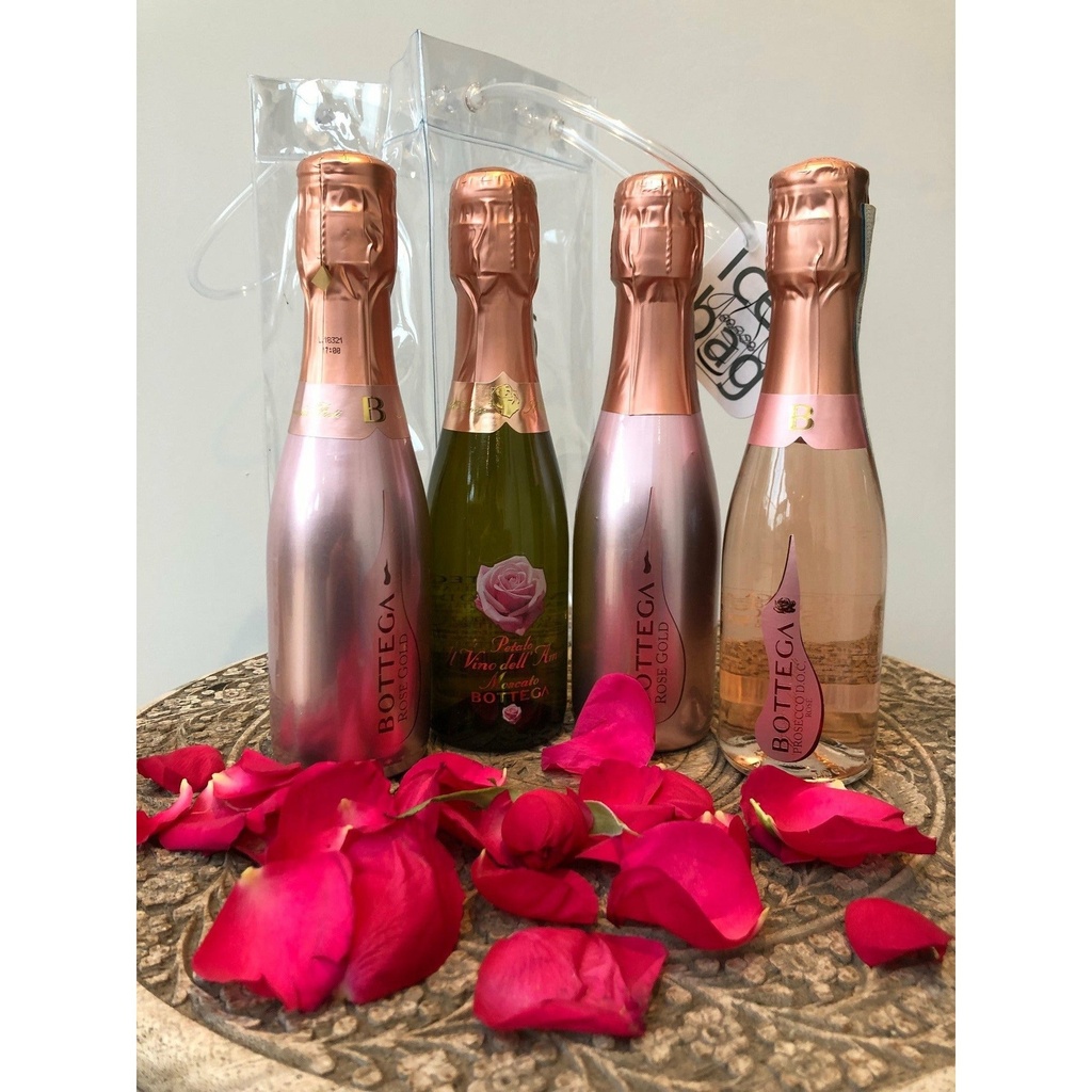Bottega Gift Bag 'In the Pink' 4 x 20cl